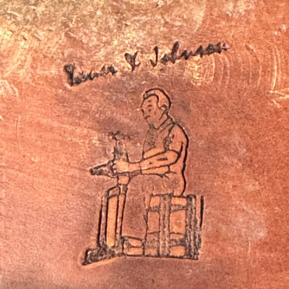 Tauer & Johnson Two-tone Black Leather Men's Derby Dress Shoes, Size 12 E - Picture 9 of 14